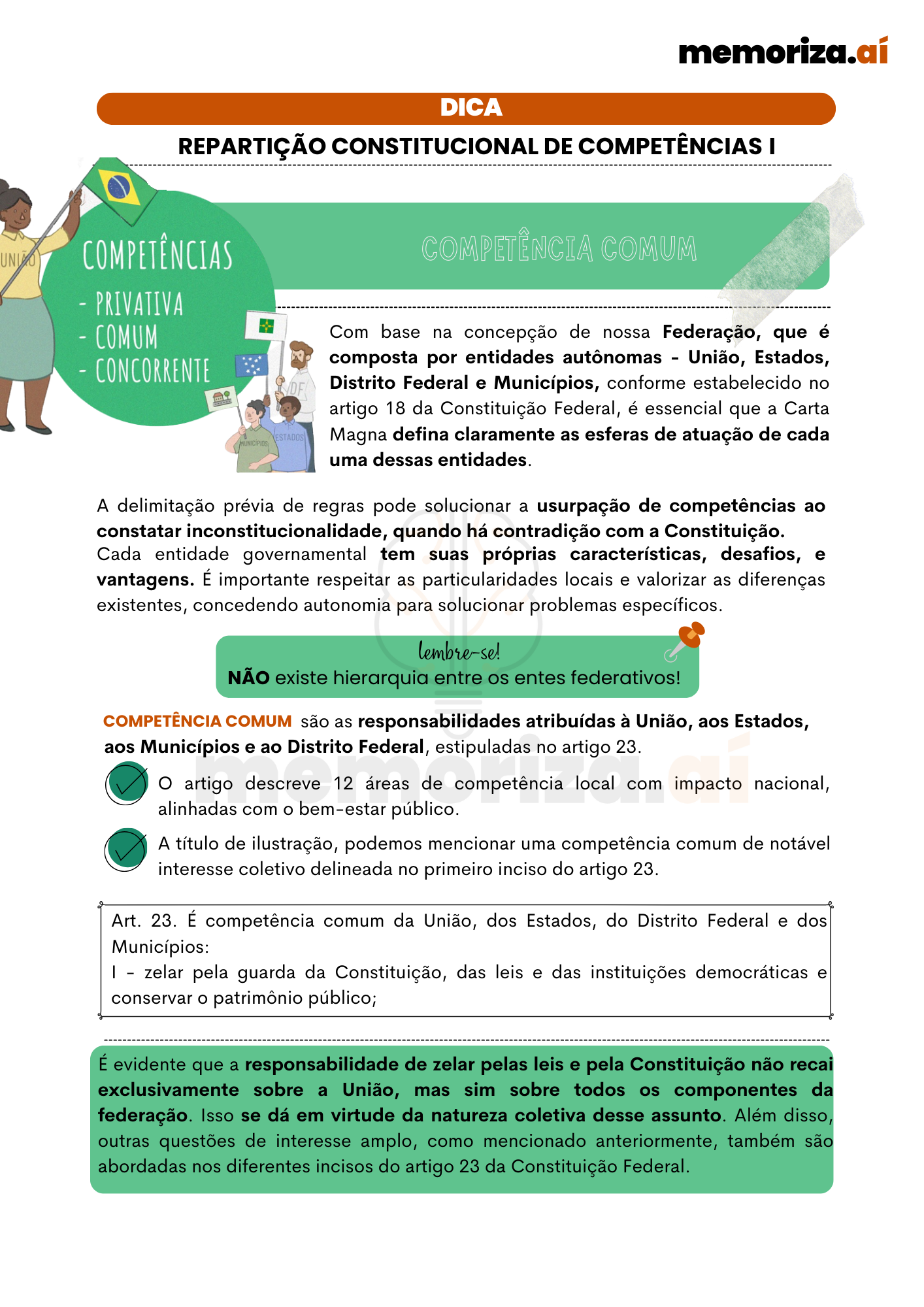 Repartição Constitucional de Competências