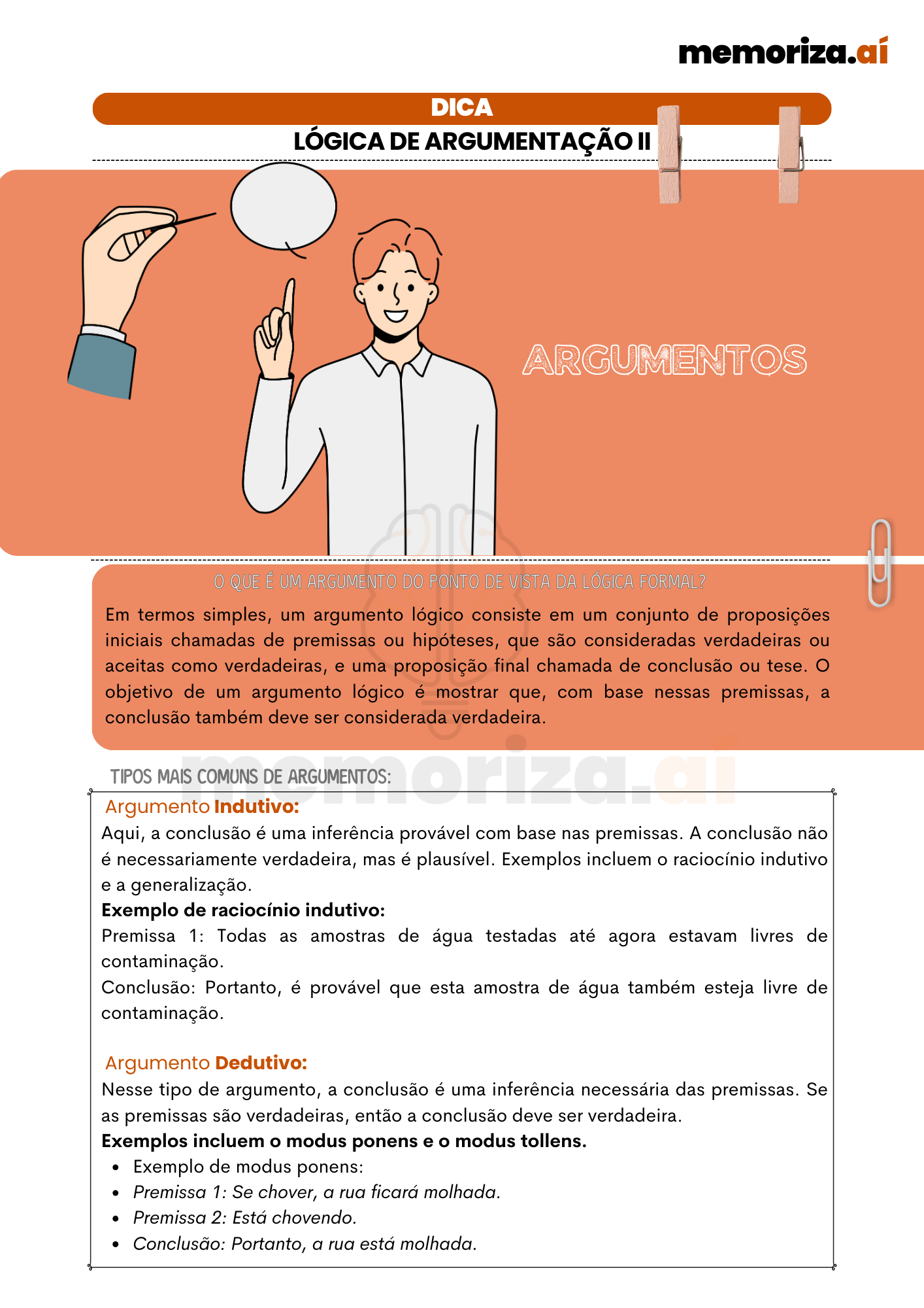 LÓGICA DE ARGUMENTAÇÃO II