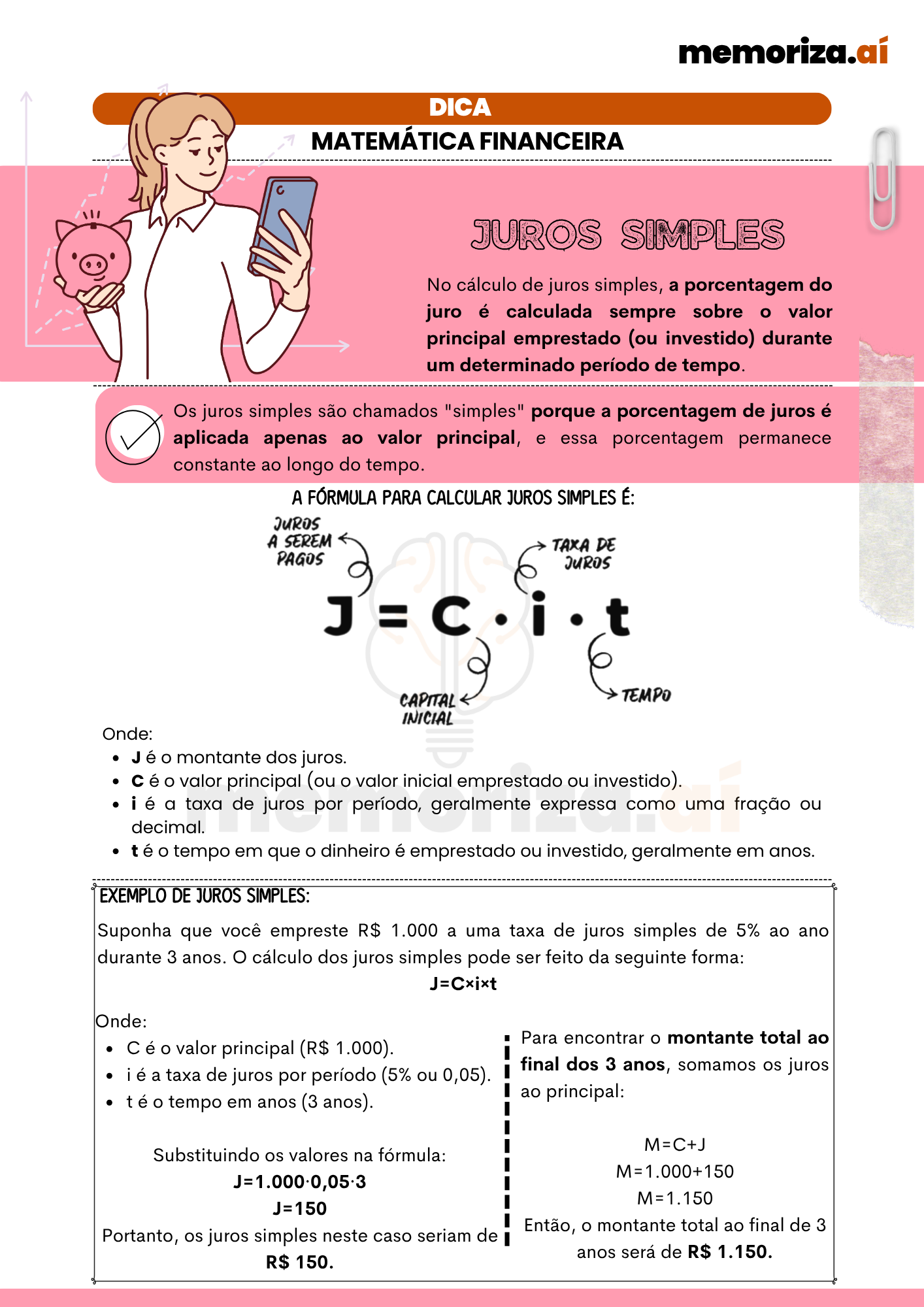 MATEMÁTICA FINANCEIRA I